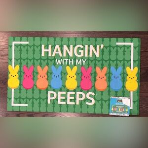 Colorful welcome Mat NWT